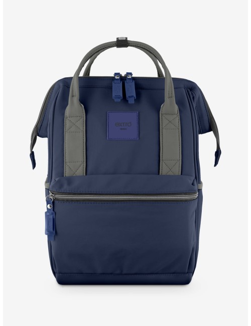 Marea Blu Navy/Grigio – Zaino Borsa ecosostenibile idrorepellente