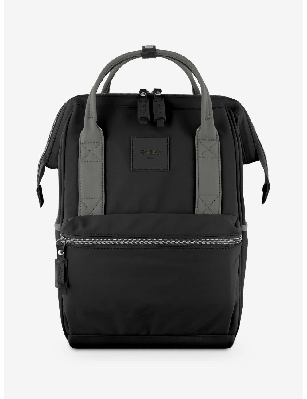 Rio Nero/Grigio Zaino Borsa tessuto riciclato idrorepellente