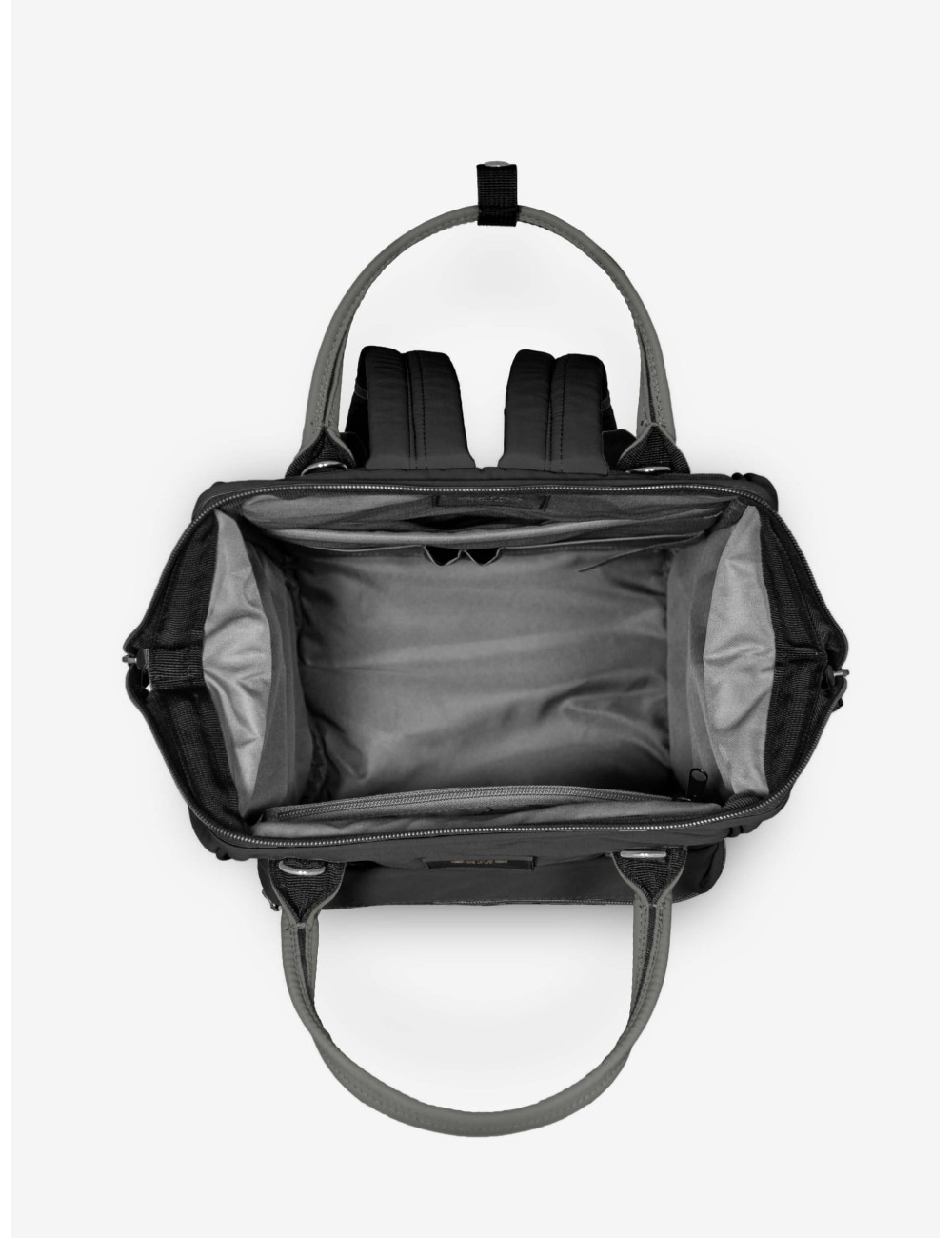 Rio Nero/Grigio Zaino Borsa tessuto riciclato idrorepellente