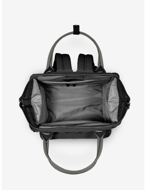 Rio Nero/Grigio Zaino Borsa tessuto riciclato idrorepellente