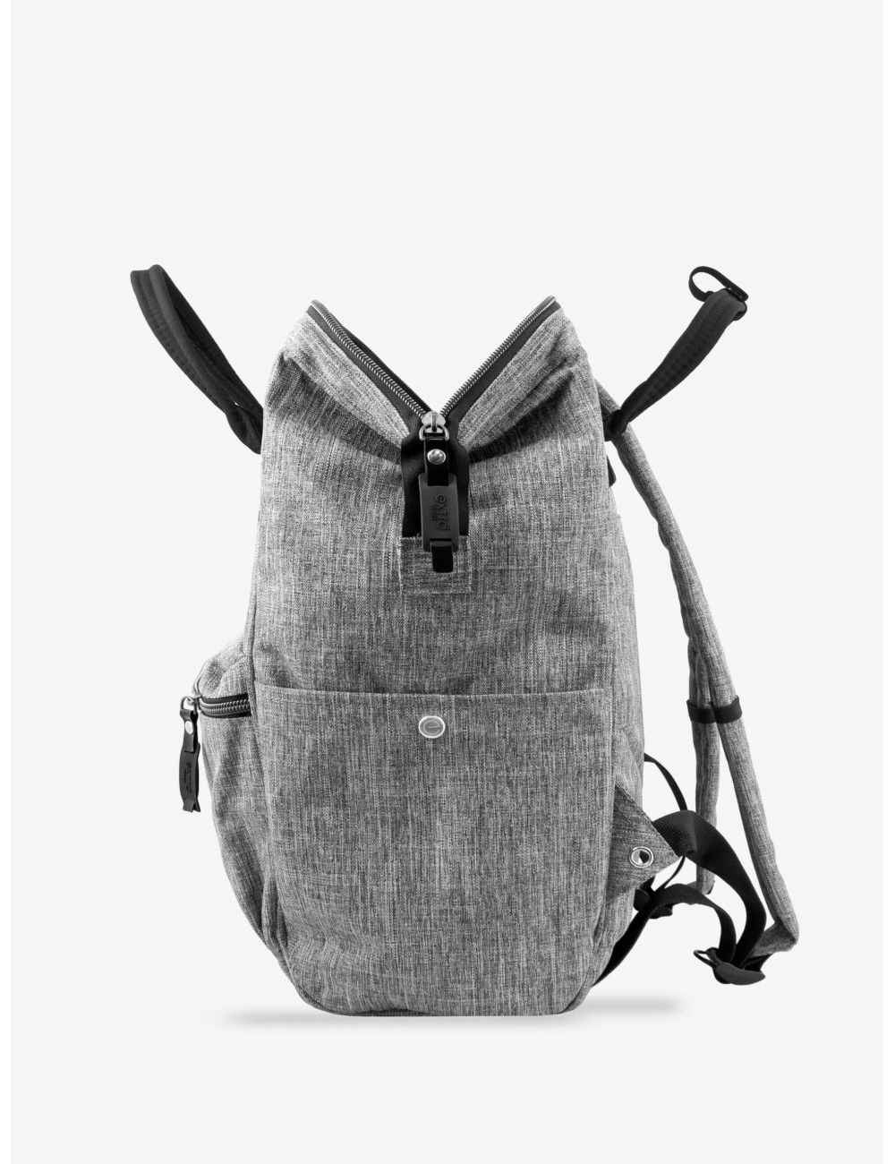 Bàcaro Grigio Zaino Borsa tessuto riciclato idrorepellente