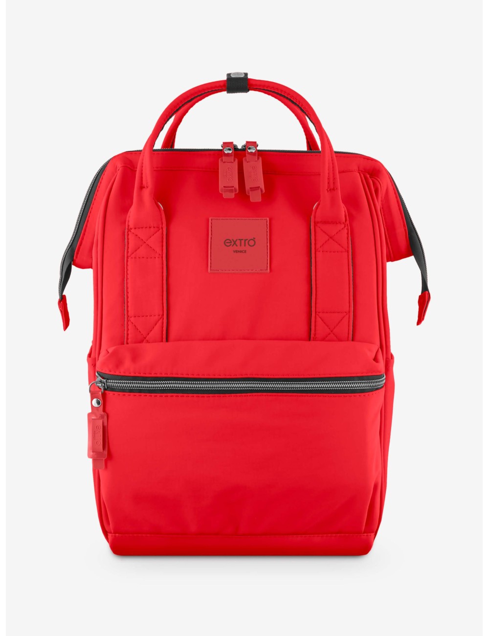 Calle Rosso Zaino Borsa tessuto riciclato idrorepellente