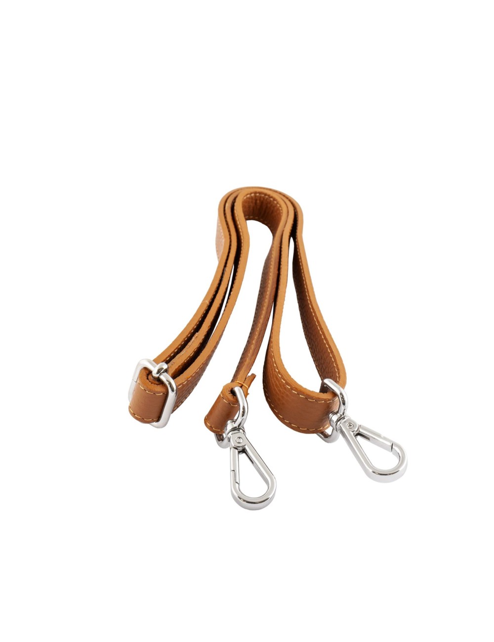 Tracolla Marrone pelle - Made in Italy