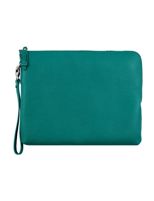 Porta PC in Vera Pelle Italiana realizzata a mano in Venezia – Tiffany 32 × 25 × 2,5 cm