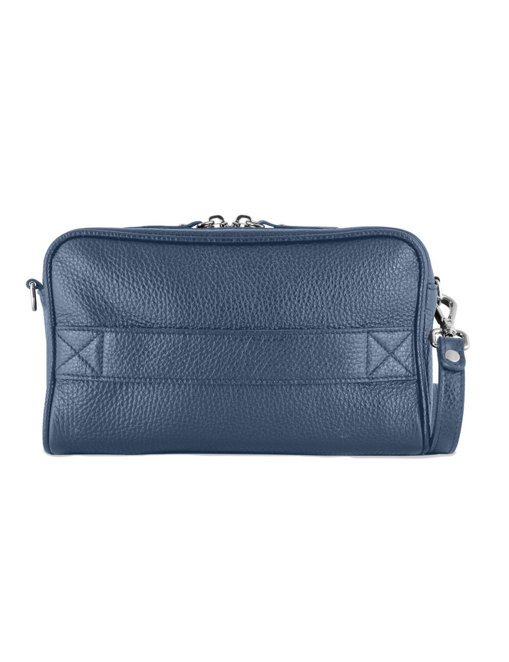 Blue Leather Pochette | Made in Italy | Extrò Venice
