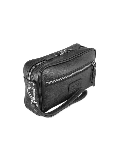 Pochette in Pelle Nera  – Made in Italy