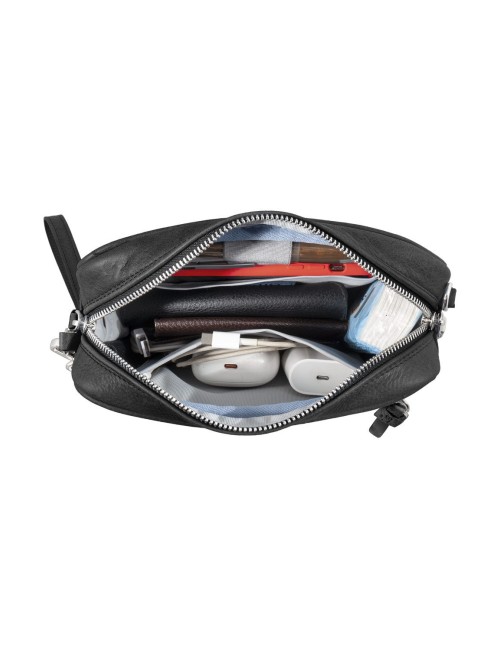 Black Leather Pochette | Made in Italy | Extrò Venice