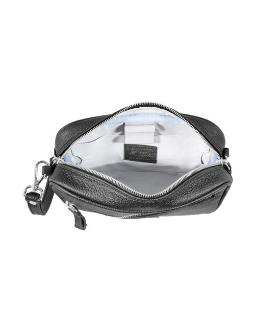 Black Leather Pochette | Made in Italy | Extrò Venice