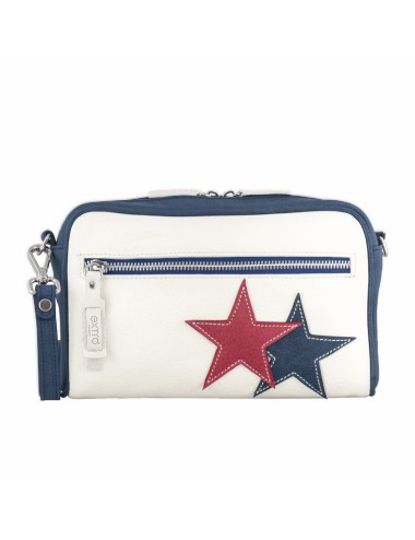 Pochette "2 Stars" Pelle Vintage - Made in Italy