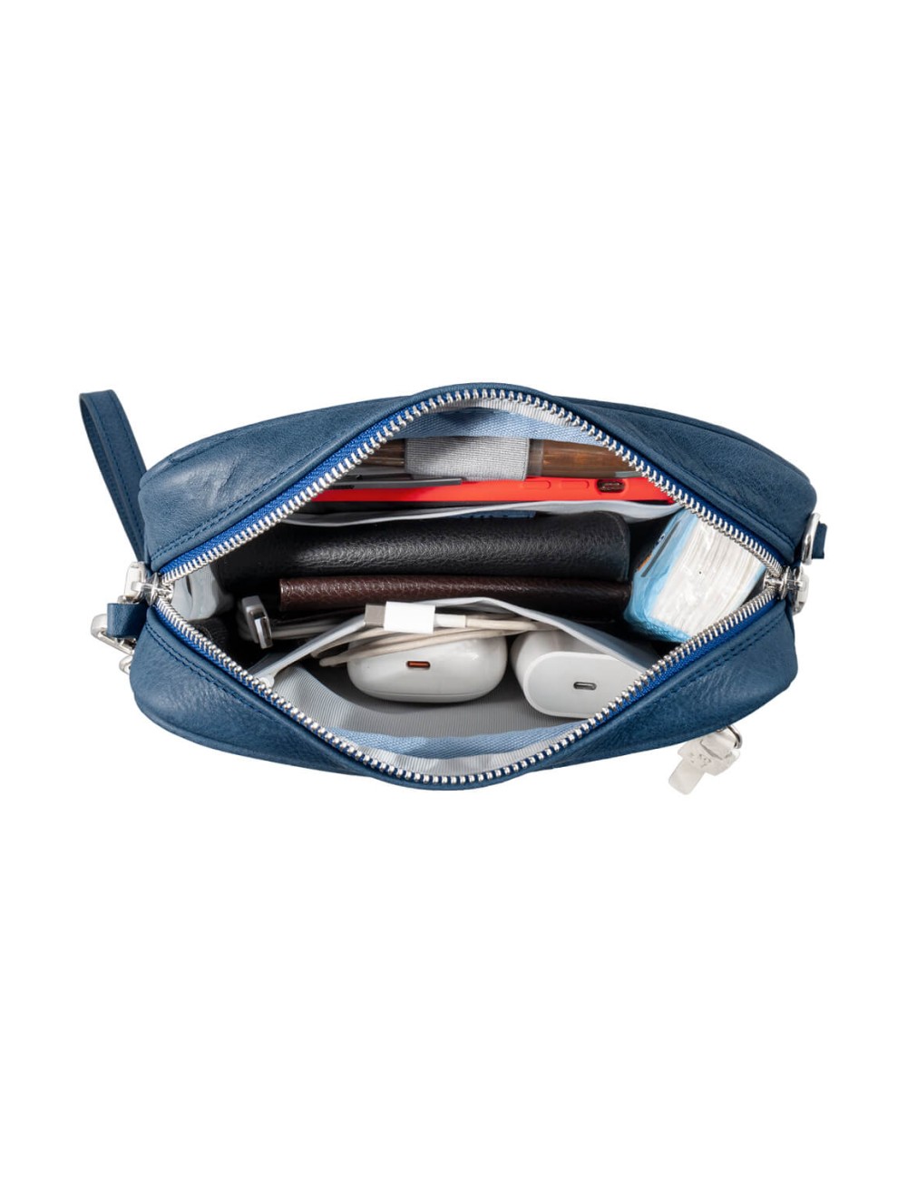 Pochette "2 Stars" Pelle Vintage - Made in Italy