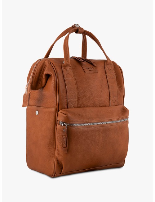 Dogana Zaino i vera pelle realizzato a mano Backpack - Made in Italy