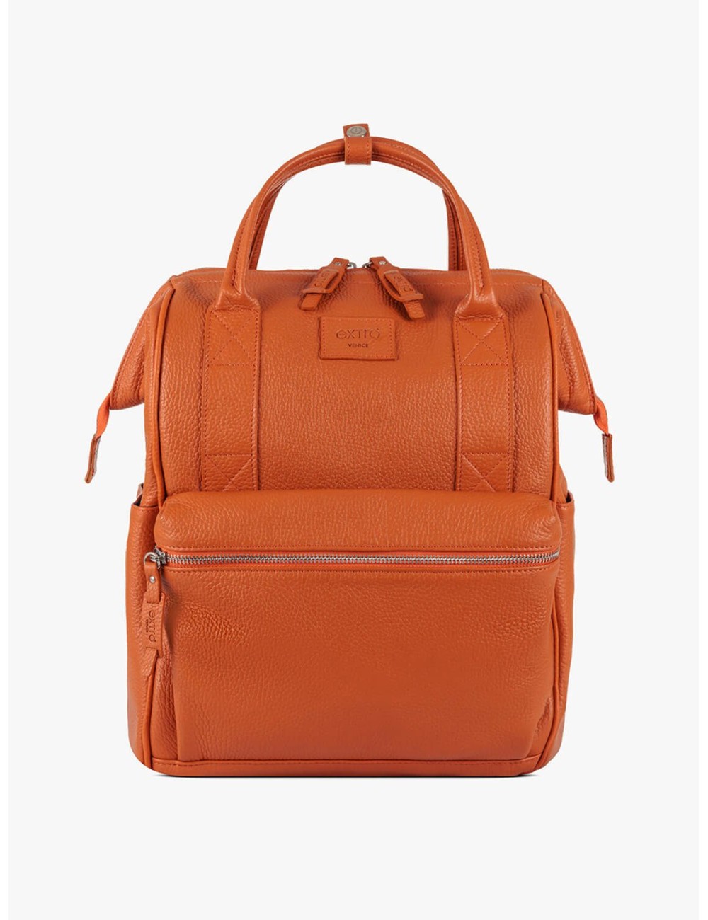 Arsenale BagPack Pelle Arancio | Made in Italy | Extrò