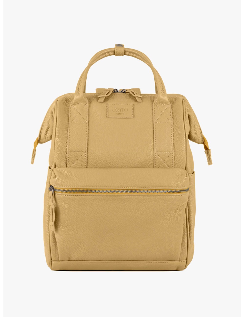 Peggy BagPack Pelle Vaniglia | Made in Italy | Extrò