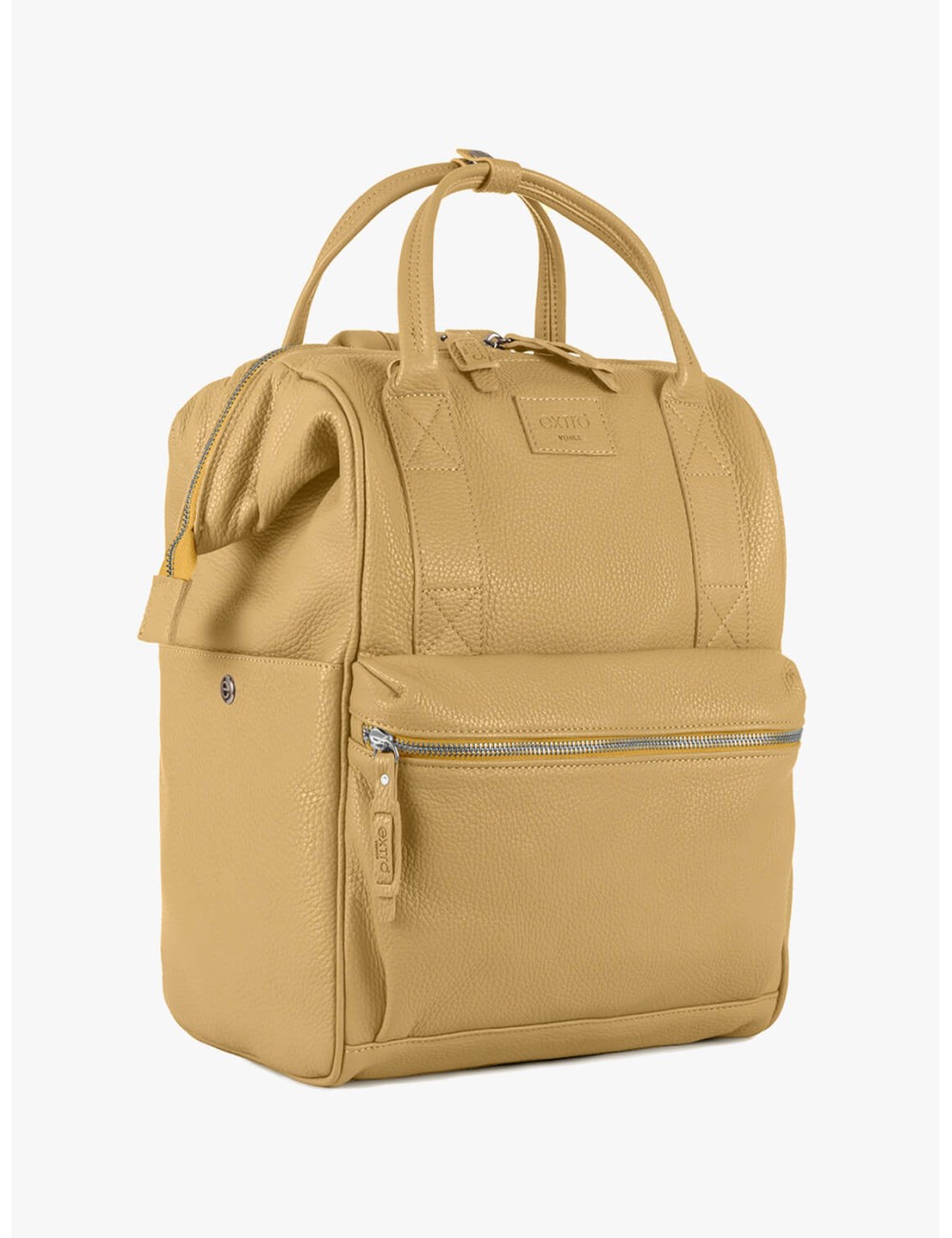 Peggy BagPack Pelle Vaniglia | Made in Italy | Extrò