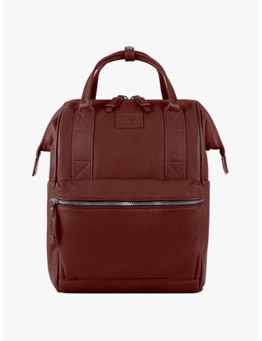 Burano Bordeaux Leather BagPack | Made in Italy | Extrò