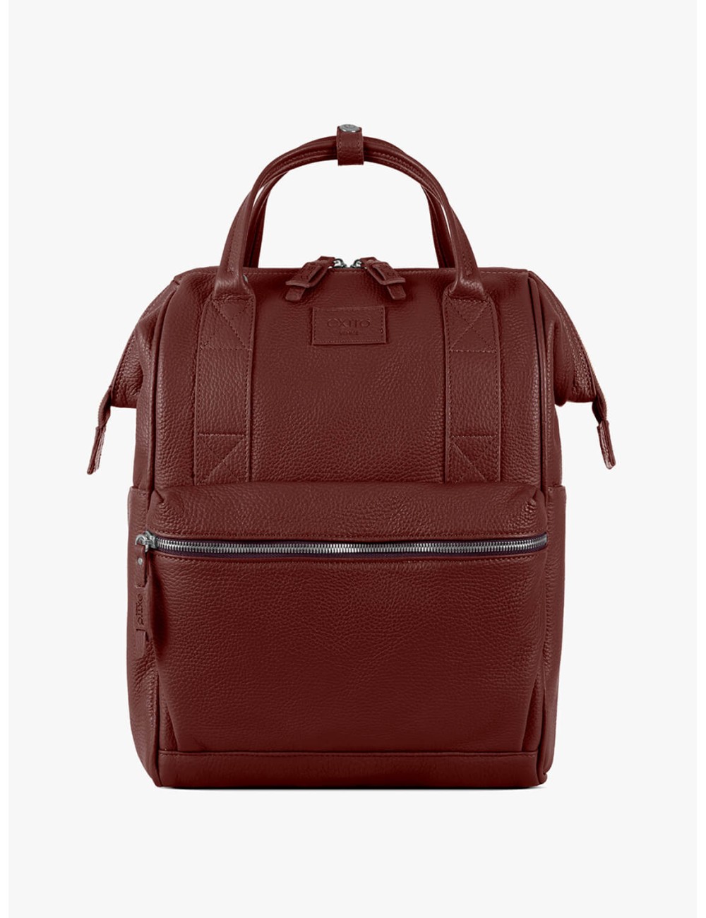 Burano Bordeaux Leather BagPack | Made in Italy | Extrò