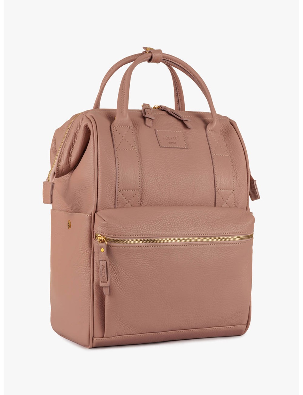 Santa Lucia Blush Leather BagPack | Made in Italy | Extrò