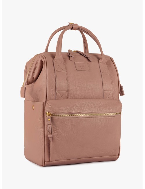 Santa Lucia BagPack Pelle Rosa | Made in Italy
