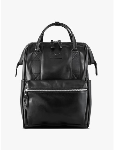 Doge Black Leather BagPack | Made in Italy | Extrò Venice