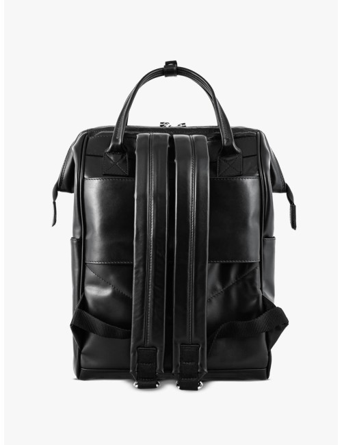Doge Black Leather BagPack | Made in Italy | Extrò Venice