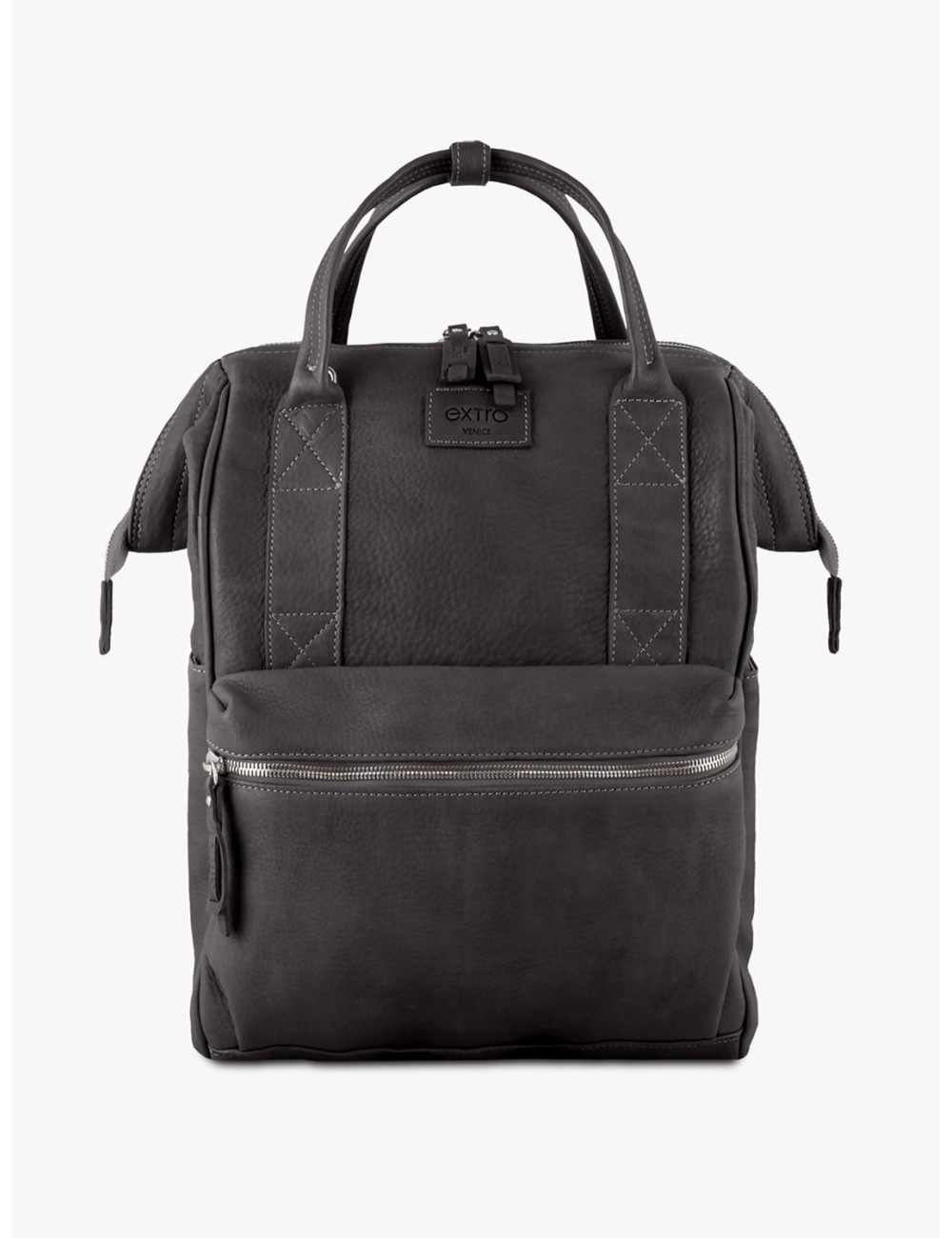 Dogana Black BagPack Pelle Toscana | Made in Italy