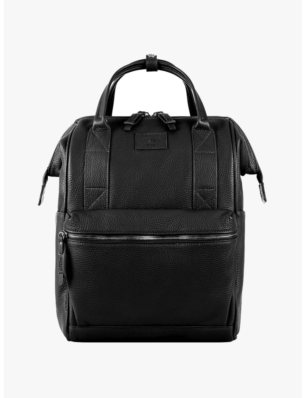 Gondola Black Leather BagPack | Made in Italy | Extrò
