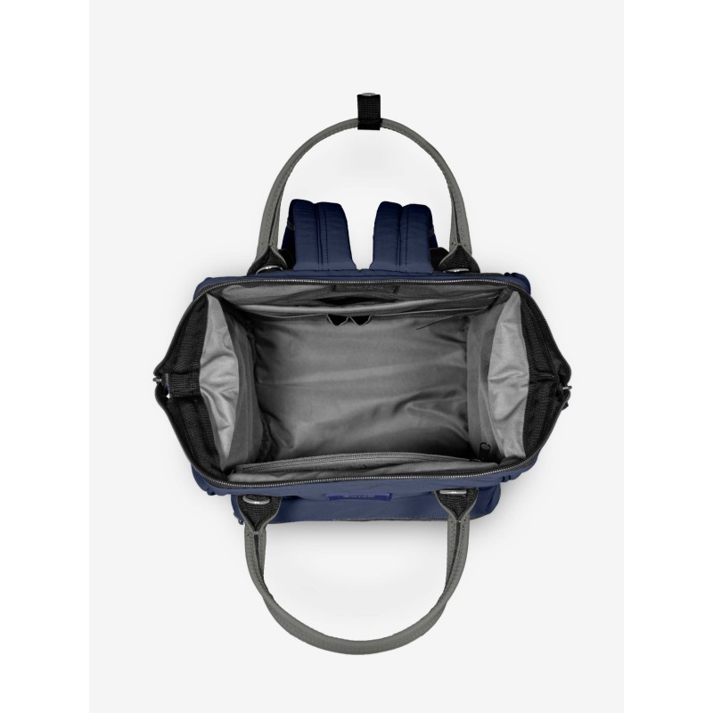 Marea Blu Navy Grigio Zaino Borsa tessuto riciclato idrorepellente