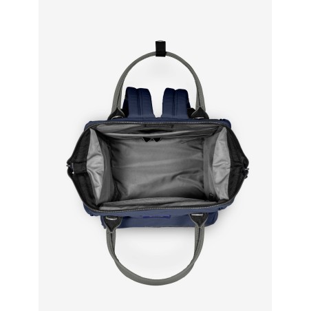 Marea Blu Navy Grigio Zaino Borsa tessuto riciclato idrorepellente