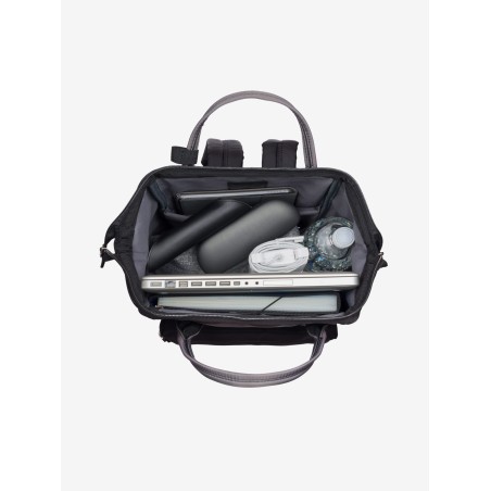 Rio Nero/Grigio Zaino Borsa tessuto riciclato idrorepellente