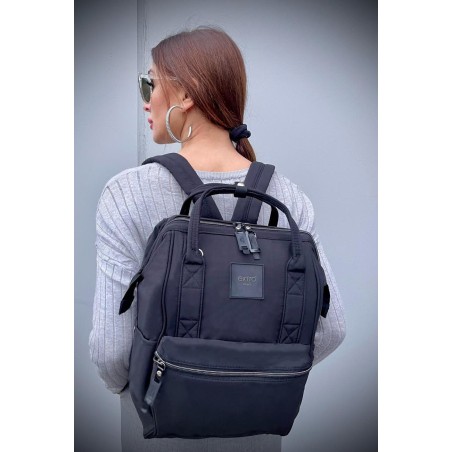 Rio Nero Zaino Borsa tessuto riciclato idrorepellente