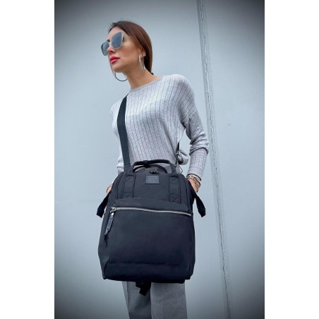 Rio Nero Zaino Borsa tessuto riciclato idrorepellente