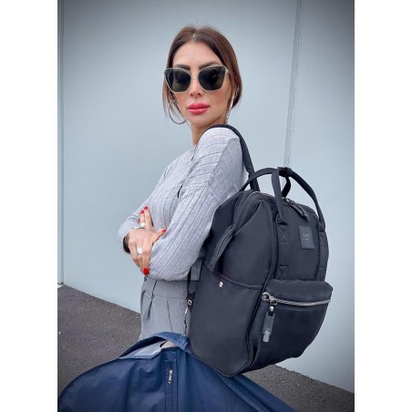 Rio Nero Zaino Borsa tessuto riciclato idrorepellente