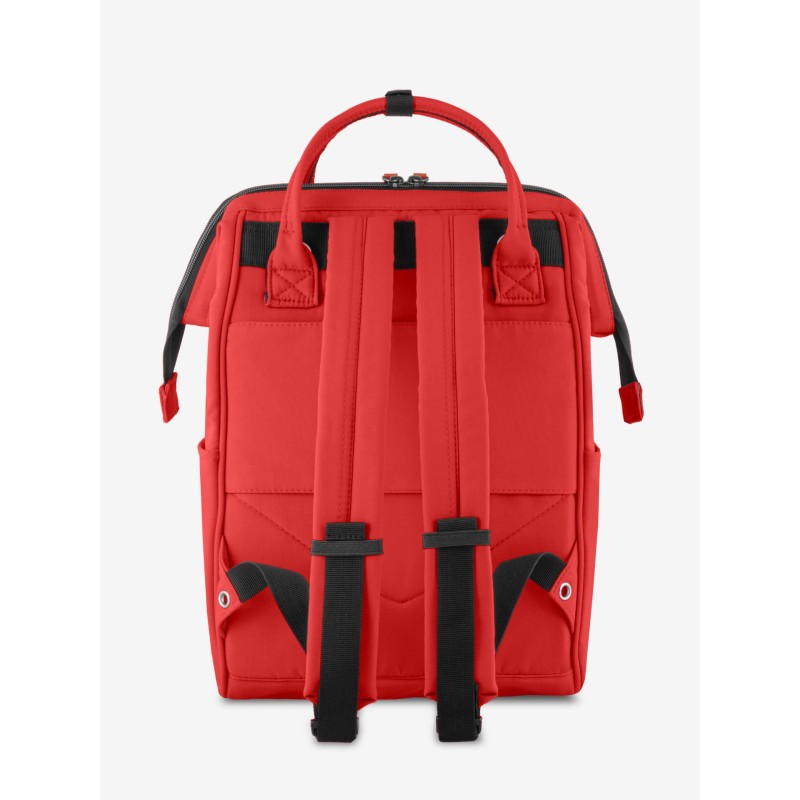 Calle Rosso Zaino Borsa tessuto riciclato idrorepellente