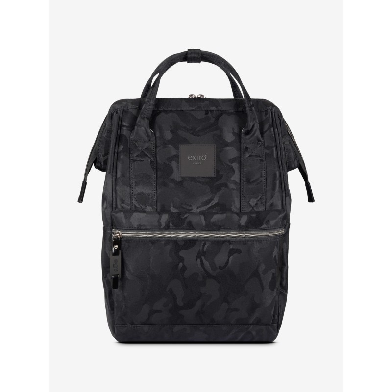 Squero Nero Camouflage Zaino Borsa tessuto riciclato idrorepellente