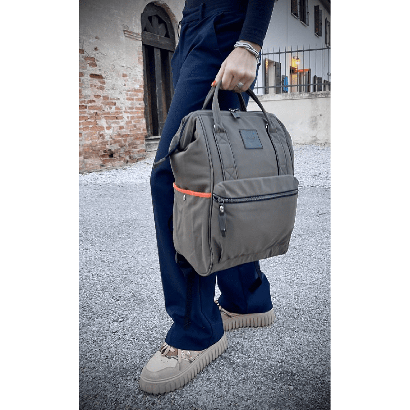 Bricola Verde Zaino Borsa tessuto riciclato idrorepellente