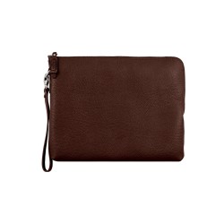 Porta PC in Vera Pelle Italiana realizzata a mano in Venezia – Marrone 32 × 25 × 2,5 cm