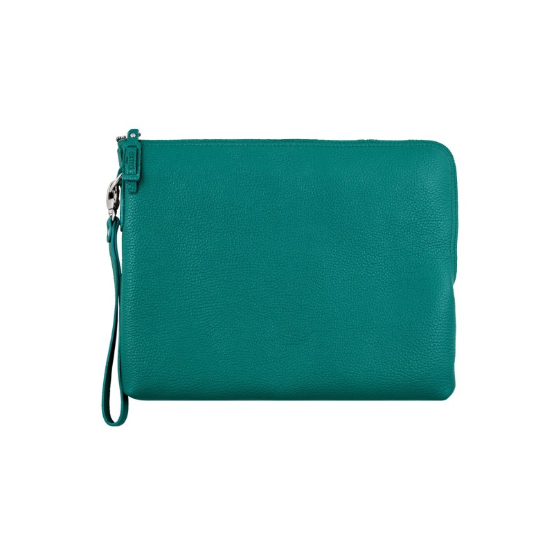 Porta PC in Vera Pelle Italiana realizzata a mano in Venezia – Tiffany 32 × 25 × 2,5 cm