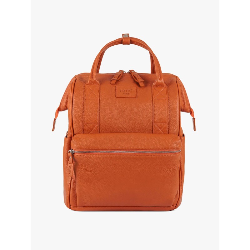 Arsenale BagPack Pelle Arancio | Made in Italy | Extrò
