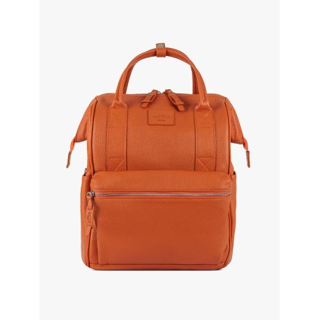 Arsenale Orange Leather BagPack | Made in Italy | Extrò