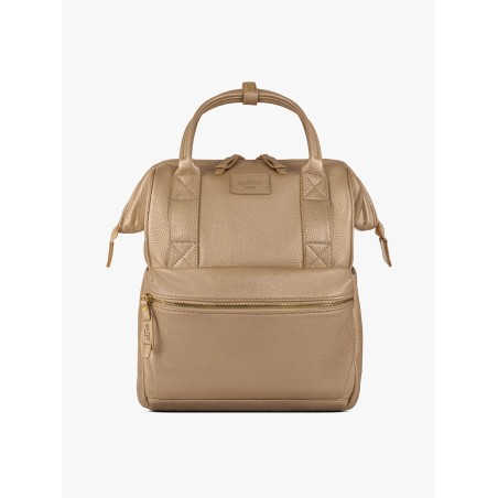 Ca' d'Oro Gold Leather BagPack | Made in Italy | Extrò