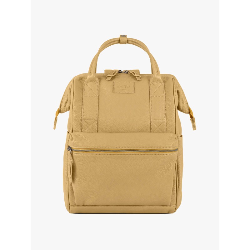 Peggy BagPack Pelle Vaniglia | Made in Italy | Extrò