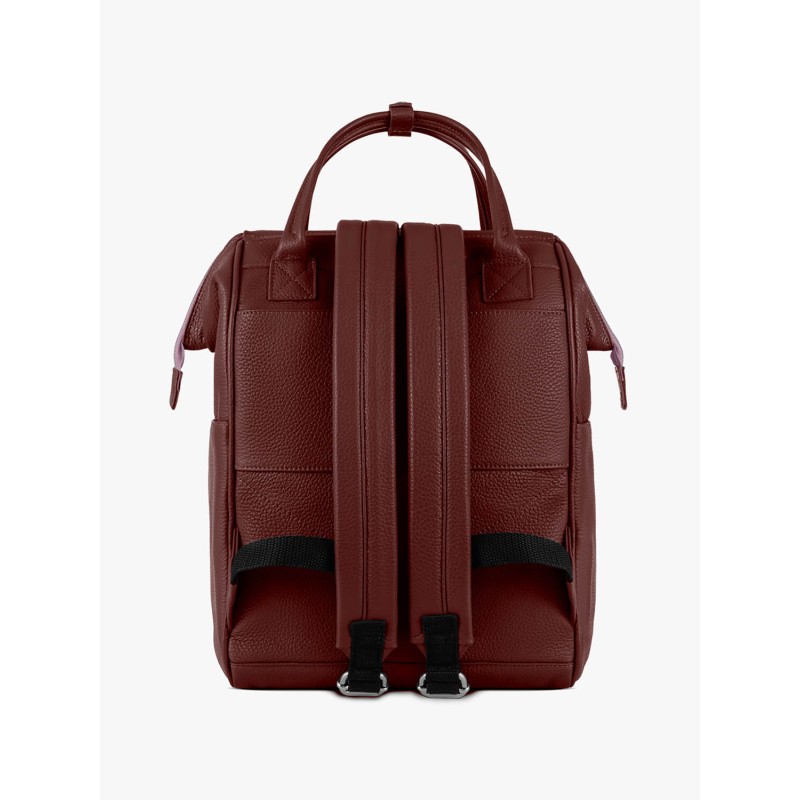 Burano Bordeaux Leather BagPack | Made in Italy | Extrò