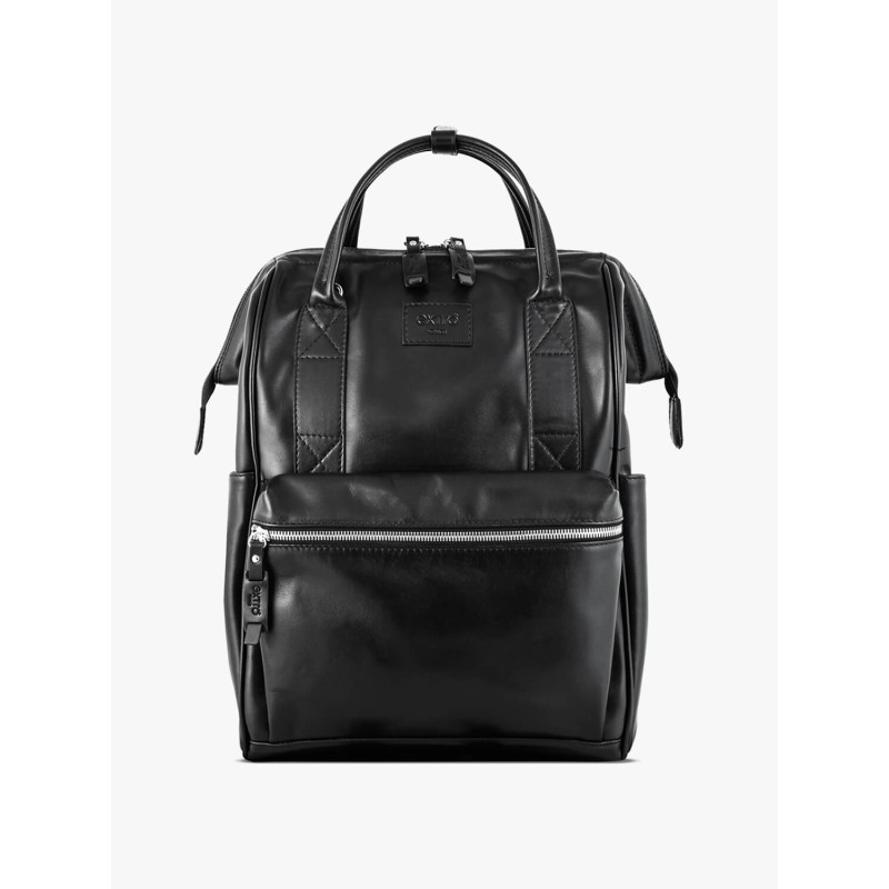Doge Black Leather BagPack | Made in Italy | Extrò Venice