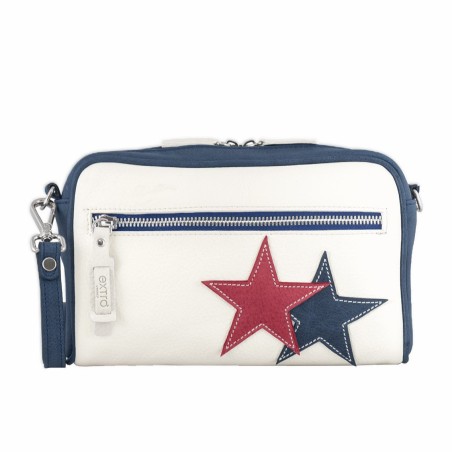 Pochette "2 Stars" Pelle Vintage - Made in Italy