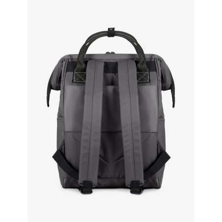 Borsa Zaino Grigio Cuciture Azzurre Metropolitan Collection 20 lt